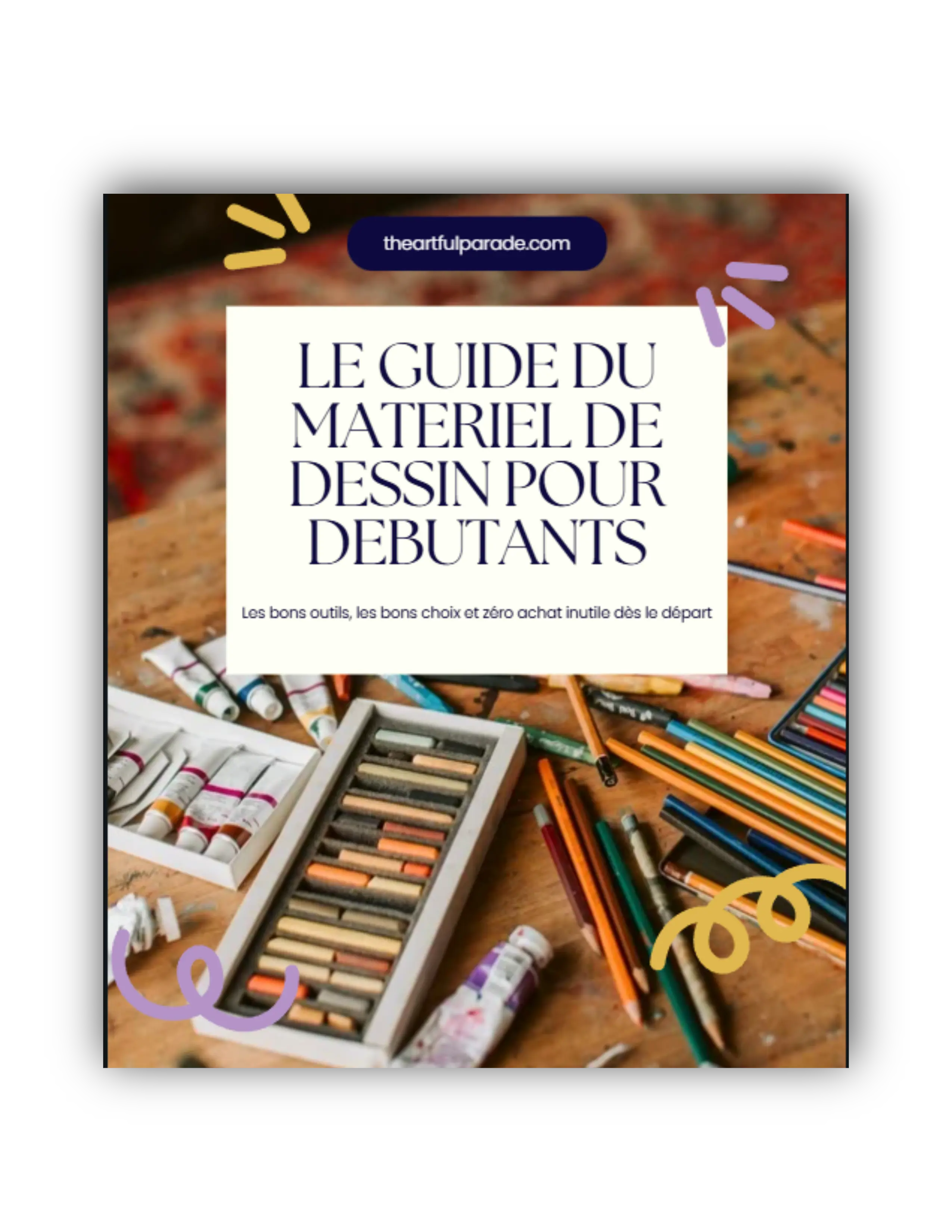 Un livre sur le matériel de dessin